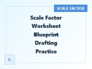 Blueprint Drafting Practice with Real-World Scale Factors